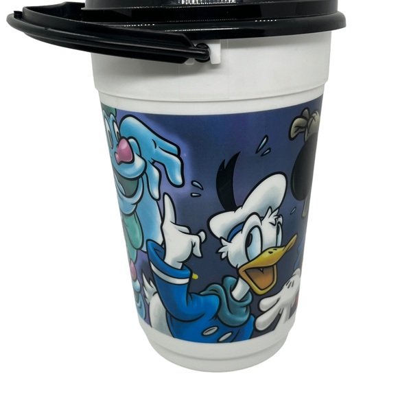 Vintage Disney Parks Haunted Mansion Mickey Goofy Popcorn Bucket - Picture 2 of 7